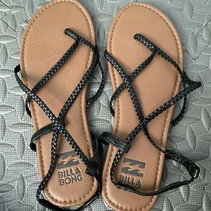 Billabong crossing over slippers